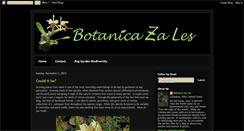 Desktop Screenshot of botanicazales.com