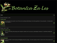 Tablet Screenshot of botanicazales.com